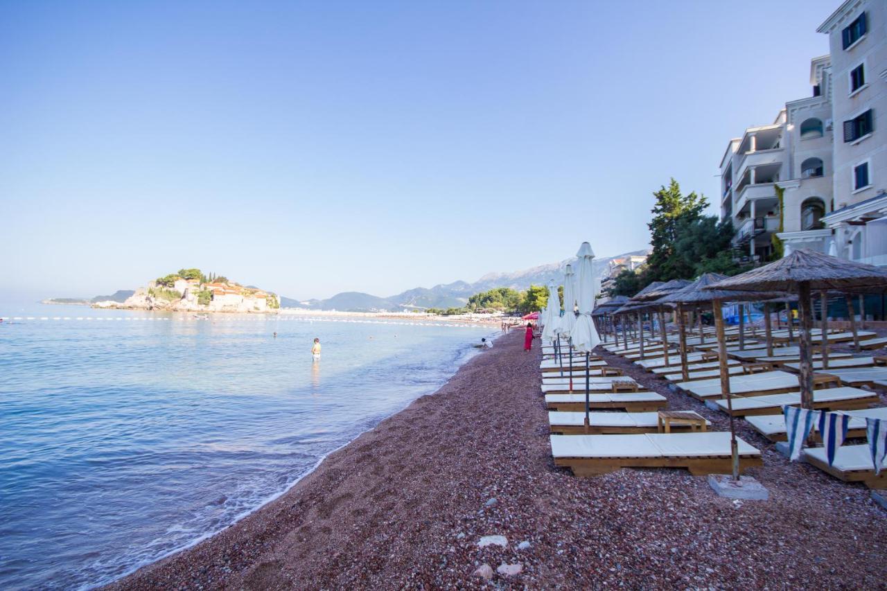 Appartement Studio Apartman Sveti Stefan Extérieur photo